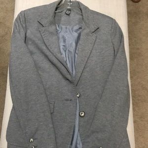 Gray blazer